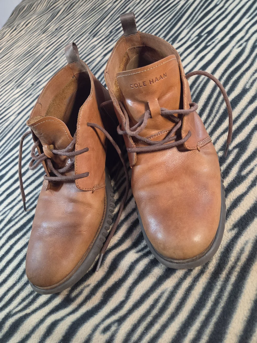 Cole Haan 2.Zerogrand Chukka Boot in British Tan Leather 10M